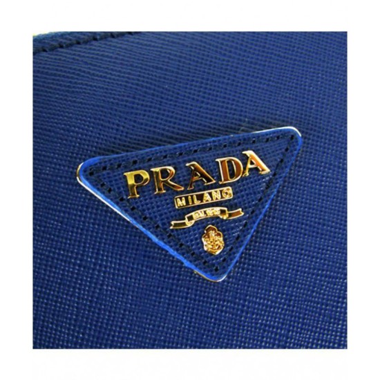 Replica Prada Top Handles 1BA786 Blue Replica Prada Top Handles 1BA786 Blue