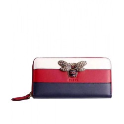 Replica Gucci Margaret Queen leather wallet 476069 Blue