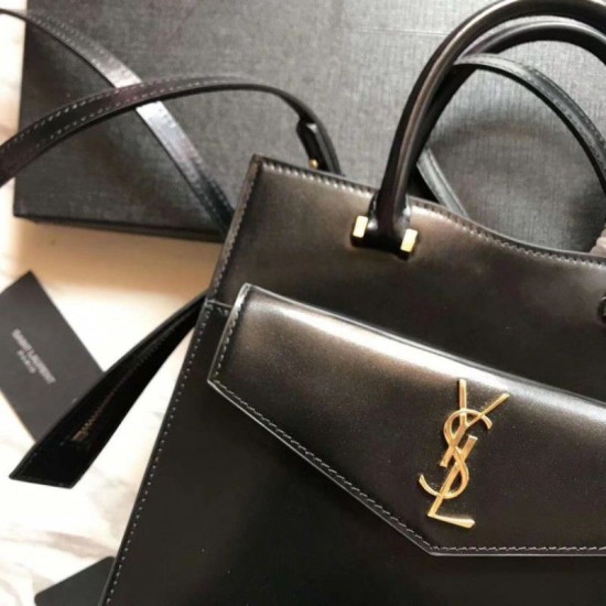Replica YSL Saint Laurent Monogram Cabas Small Uptown Tote Bag Black Replica YSL Saint Laurent Monogram Cabas Small Uptown Tote Bag Black