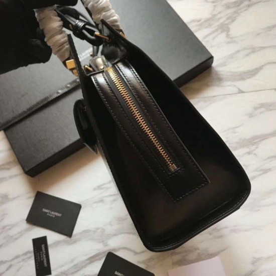 Replica YSL Saint Laurent Monogram Cabas Small Uptown Tote Bag Black Replica YSL Saint Laurent Monogram Cabas Small Uptown Tote Bag Black
