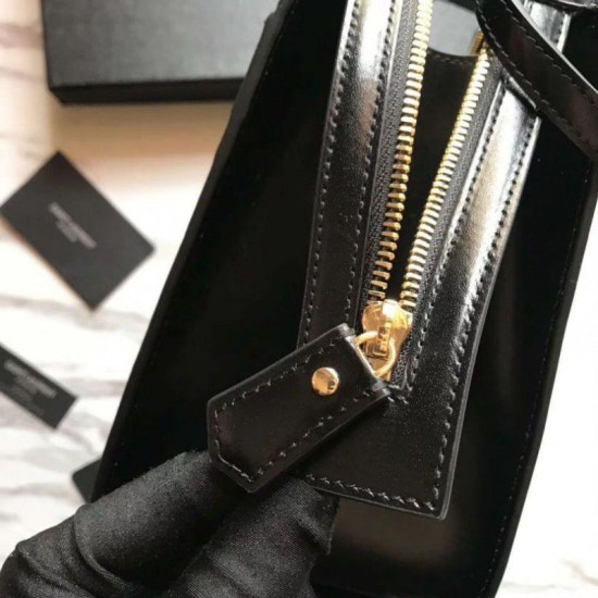 Replica YSL Saint Laurent Monogram Cabas Small Uptown Tote Bag Black Replica YSL Saint Laurent Monogram Cabas Small Uptown Tote Bag Black