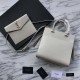 Fake YSL Saint Laurent Monogram Cabas Small Uptown Tote Bag White Replica Replica YSL Saint Laurent Monogram Cabas Small Uptown Tote Bag White
