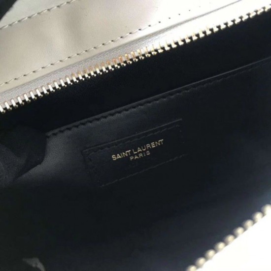 Fake YSL Saint Laurent Monogram Cabas Small Uptown Tote Bag White Replica Replica YSL Saint Laurent Monogram Cabas Small Uptown Tote Bag White