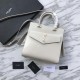 Fake YSL Saint Laurent Monogram Cabas Small Uptown Tote Bag White Replica Replica YSL Saint Laurent Monogram Cabas Small Uptown Tote Bag White