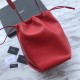 Replica YSL Saint Laurent Bucket Teddy Drawstring Bag Red