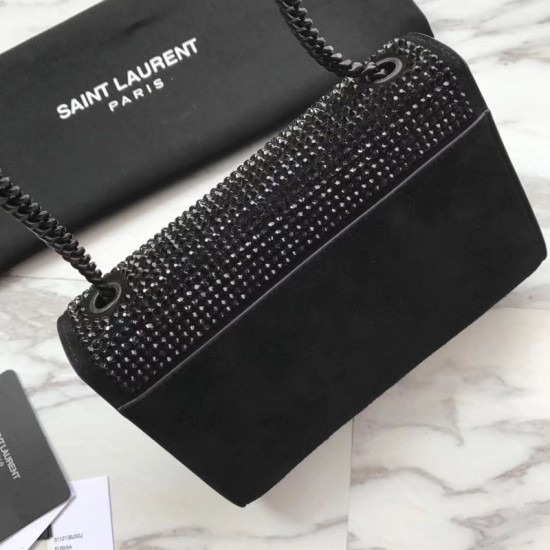 Replica YSL Saint Laurent Small Monogram Kate Diamond Bag Black Replica YSL Saint Laurent Small Monogram Kate Diamond Bag Black