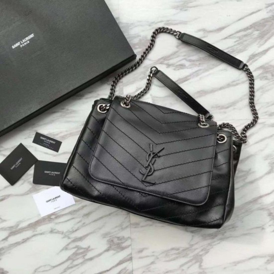 Replica YSL Saint Laurent Nolita Bag Black Replica YSL Saint Laurent Nolita Bag Black