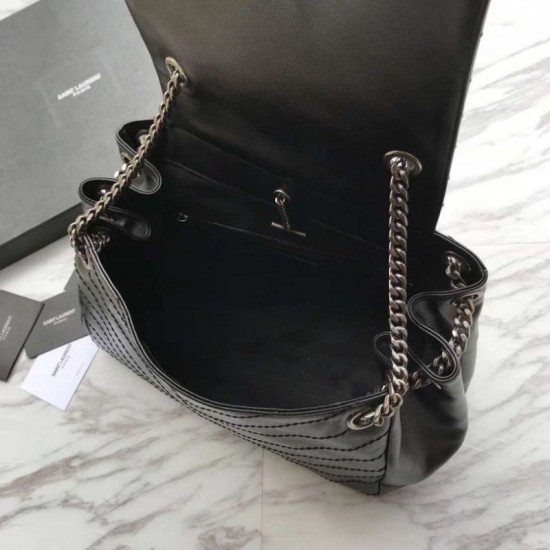 Replica YSL Saint Laurent Nolita Bag Black Replica YSL Saint Laurent Nolita Bag Black