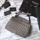 Fake YSL Saint Laurent Medium Monogram Kate Chain Shoulder Bag Light Gray Replica Fake YSL Saint Laurent Medium Monogram Kate Chain Shoulder Bag Light Gray Replica