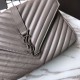 Fake YSL Saint Laurent Medium Monogram Kate Chain Shoulder Bag Light Gray Replica Fake YSL Saint Laurent Medium Monogram Kate Chain Shoulder Bag Light Gray Replica