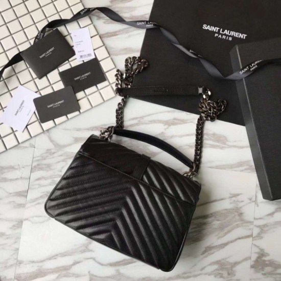 Replica YSL Saint Laurent Medium Monogram Kate Chain Shoulder Bag Black Replica YSL Saint Laurent Medium Monogram Kate Chain Shoulder Bag Black