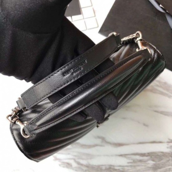 Replica YSL Saint Laurent Medium Monogram Kate Chain Shoulder Bag Black Replica YSL Saint Laurent Medium Monogram Kate Chain Shoulder Bag Black