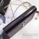 Replica Saint Laurent Chain Wallet in Black Crocodile Embossed Leather 377829