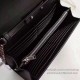 Replica Saint Laurent Chain Wallet in Black Crocodile Embossed Leather 377829