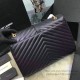Fake Saint Laurent Classic Large Monogram Shoulder Bag in Black Grained Matelasse 396910 Replica