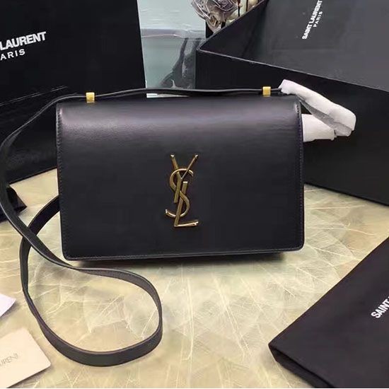 Replica Saint Laurent Dylan Black Calfskin Cross-body Bag 377827 Replica Saint Laurent Dylan Black Calfskin Cross-body Bag 377827
