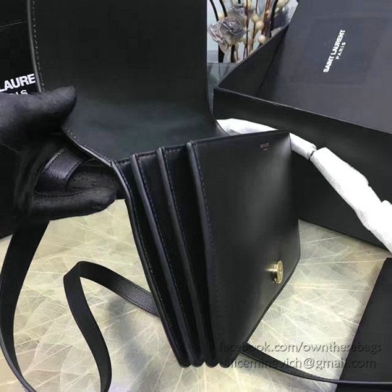 Replica Saint Laurent Dylan Black Calfskin Cross-body Bag 377827 Replica Saint Laurent Dylan Black Calfskin Cross-body Bag 377827