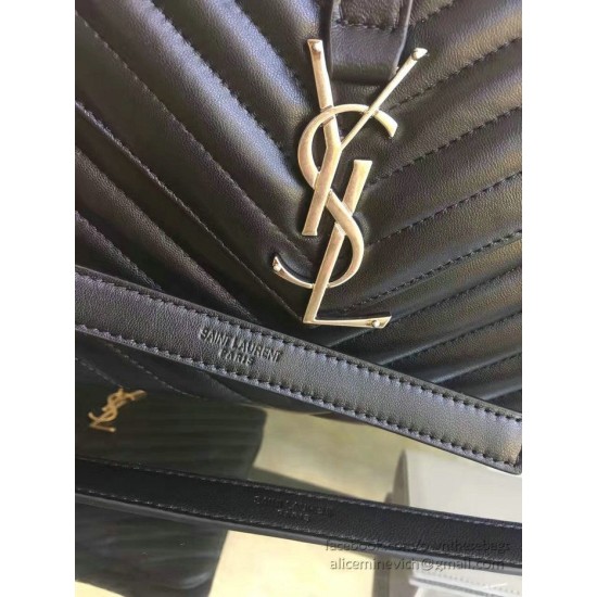 Replica Saint Laurent Monogram Large Kate Chain Shoulder Bag Black Y231220 Fake Saint Laurent Monogram Large Kate Chain Shoulder Bag Black Y231220 Replica