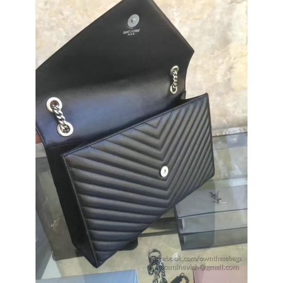 Replica Saint Laurent Monogram Large Kate Chain Shoulder Bag Black Y231220 Fake Saint Laurent Monogram Large Kate Chain Shoulder Bag Black Y231220 Replica