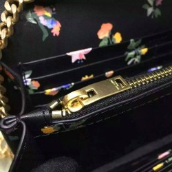 Replica Saint Laurent Monogram New Prairie Flower Chain Wallet Calfskin Leather 377828
