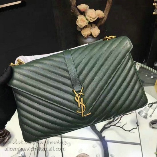 Fake Saint Laurent Top Handle Bag in Green Matelasse Leather 392738 Replica Replica Saint Laurent Top Handle Bag in Green Matelasse Leather 392738