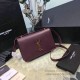 Replica YSL Saint Laurent Dylan Burgundy Calfskin Cross-body Bag 377827 Fake YSL Saint Laurent Dylan Burgundy Calfskin Cross-body Bag 377827 Replica
