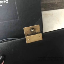Fake YSL Saint Laurent Medium Bellechasse Bag Black 462044 Replica