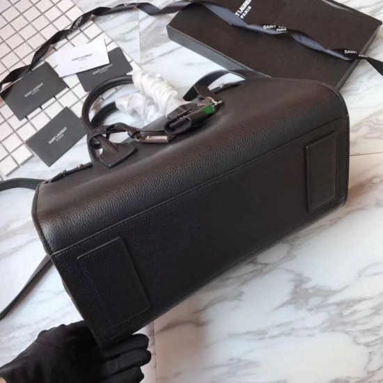 Replica YSL Top Handle Tote Black Replica YSL Top Handle Tote Black