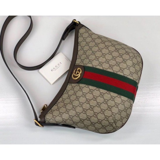 Fake Gucci Ophidia GG Small Shoulder Bag 598125 Brown Replica