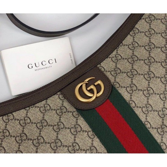 Fake Gucci Ophidia GG Small Shoulder Bag 598125 Brown Replica