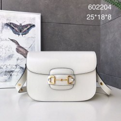 Replica Gucci 1955 Horsebit Small Shoulder Bag 602204 White