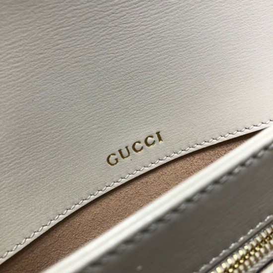Replica Gucci 1955 Horsebit Small Shoulder Bag 602204 White Replica Gucci 1955 Horsebit Small Shoulder Bag 602204 White
