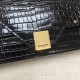 Replica YSL Saint Laurent Margaux Satchel Crocodile Embossed Black Replica YSL Saint Laurent Margaux Satchel Crocodile Embossed Black