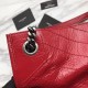 Replica YSL Saint Lauren Niki Medium Shopping Bag Crinkled Vintage Leather Red Fake YSL Saint Lauren Niki Medium Shopping Bag Crinkled Vintage Leather Red Replica