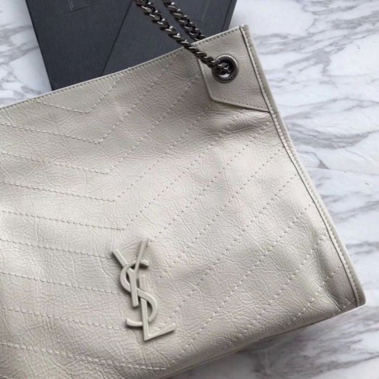 Replica YSL Saint Lauren Niki Medium Shopping Bag Crinkled Vintage Leather Beige Replica YSL Saint Lauren Niki Medium Shopping Bag Crinkled Vintage Leather Beige