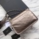 Replica YSL Saint Laurent Medium Niki Chain Bag Gray Fake YSL Saint Laurent Medium Niki Chain Bag Gray Replica