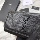 Fake YSL Saint Laurent Niki Large Wallet Crinkled Vintage Leather Black Replica Fake YSL Saint Laurent Niki Large Wallet Crinkled Vintage Leather Black Replica