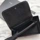 Fake YSL Saint Laurent Niki Large Wallet Crinkled Vintage Leather Black Replica Fake YSL Saint Laurent Niki Large Wallet Crinkled Vintage Leather Black Replica