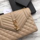 Replica YSL Saint Laurent Envelope Small Bag Grain Embossed Apricot Replica YSL Saint Laurent Envelope Small Bag Grain Embossed Apricot