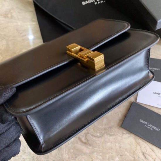 Fake YSL Saint Laurent Carre Satchel Monogram Bag Black Replica Replica YSL Saint Laurent Carre Satchel Monogram Bag Black