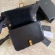 Fake YSL Saint Laurent Carre Satchel Monogram Bag Black Replica Replica YSL Saint Laurent Carre Satchel Monogram Bag Black