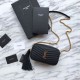 Replica YSL Saint Laurent LouLou Chain Bag Black Replica YSL Saint Laurent LouLou Chain Bag Black