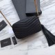 Replica YSL Saint Laurent LouLou Chain Bag Black Replica YSL Saint Laurent LouLou Chain Bag Black