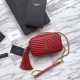 Replica YSL Saint Laurent LouLou Chain Bag Red Fake YSL Saint Laurent LouLou Chain Bag Red Replica