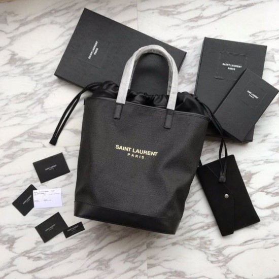 Replica YSL Saint Lauren Shopping Tote Bags Black Replica YSL Saint Lauren Shopping Tote Bags Black