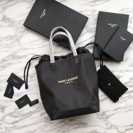 Replica YSL Saint Lauren Shopping Tote Bags Black Replica YSL Saint Lauren Shopping Tote Bags Black