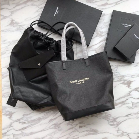 Replica YSL Saint Lauren Shopping Tote Bags Black Replica YSL Saint Lauren Shopping Tote Bags Black