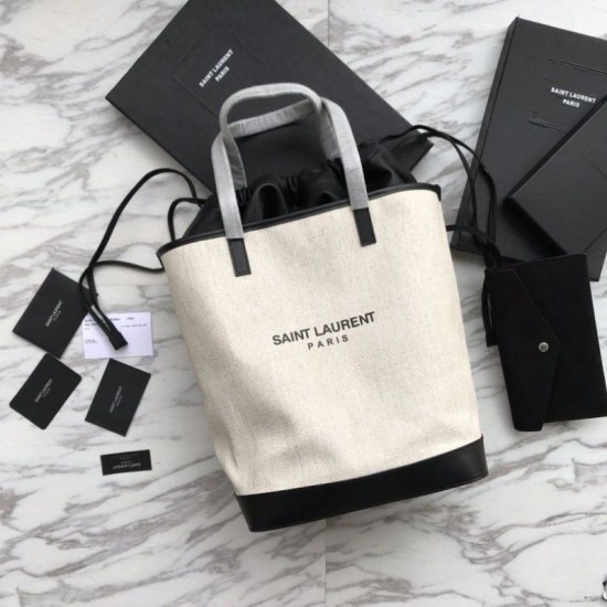Replica YSL Saint Lauren Shopping Tote Bags Whte Fake YSL Saint Lauren Shopping Tote Bags Whte Replica