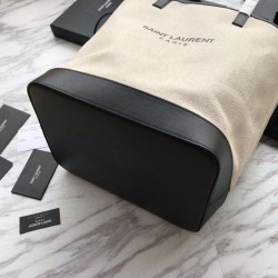 Fake YSL Saint Lauren Shopping Tote Bags Whte Replica