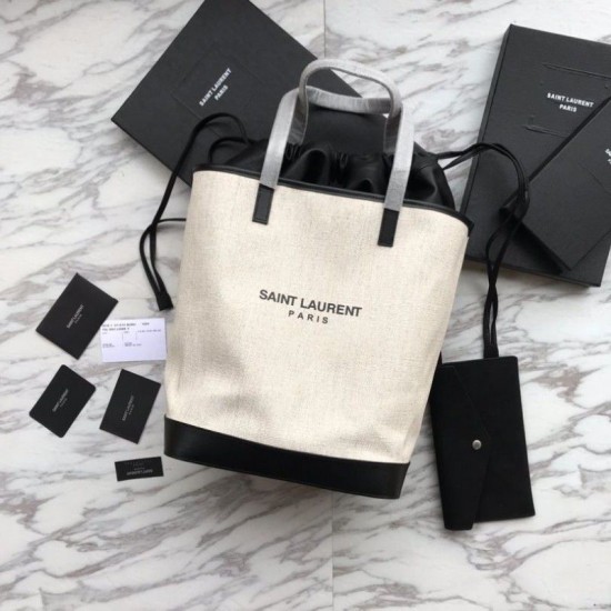 Replica YSL Saint Lauren Shopping Tote Bags Whte Fake YSL Saint Lauren Shopping Tote Bags Whte Replica